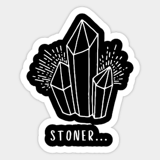 Stoner Crystal Sticker